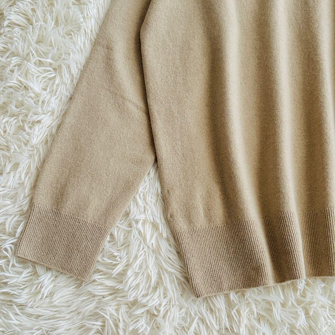 【極美品】ドゥーズィエムクラス　CAPRIクルーネックプルオーバー　ベージュ