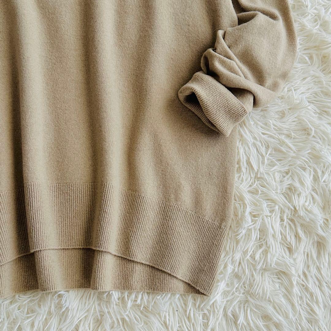 【極美品】ドゥーズィエムクラス　CAPRIクルーネックプルオーバー　ベージュ