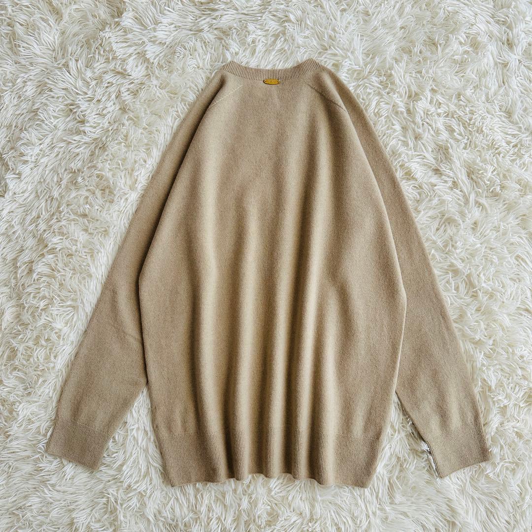 【極美品】ドゥーズィエムクラス　CAPRIクルーネックプルオーバー　ベージュ