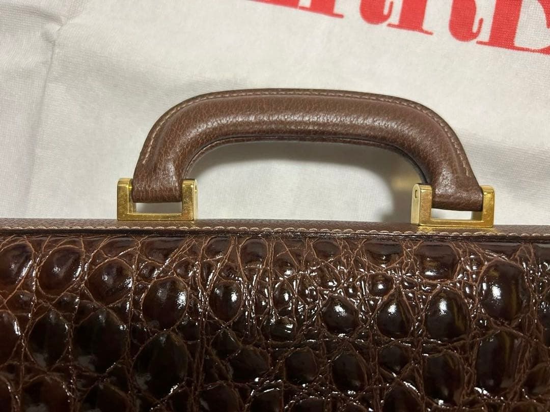 訳アリ！　GIANFRANCO FERRE ブラウン メンズバッグ