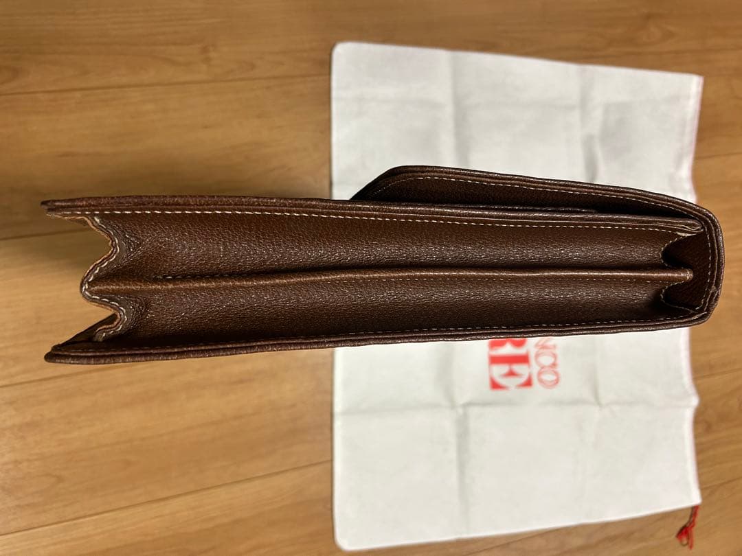 訳アリ！　GIANFRANCO FERRE ブラウン メンズバッグ