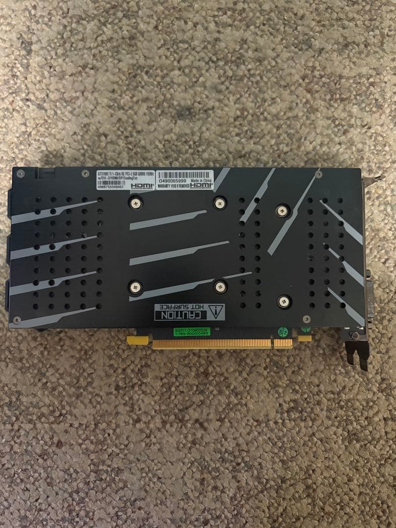 【迅速発送】NVIDIA GeForce GTX 1660Ti【動作確認済み】