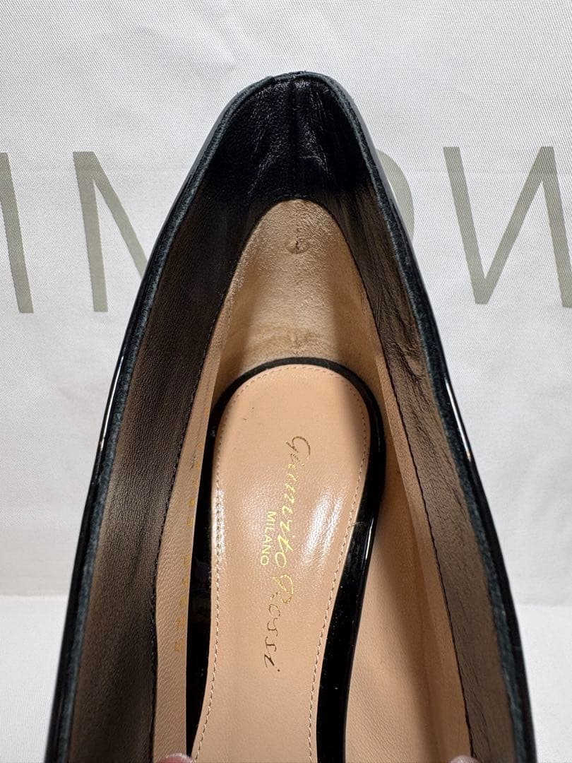 ⭐︎MOMA⭐︎Gianvito Rossi ブラックオープントゥヒール