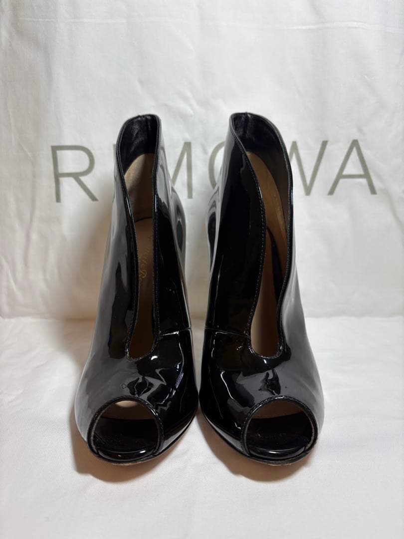 ⭐︎MOMA⭐︎Gianvito Rossi ブラックオープントゥヒール