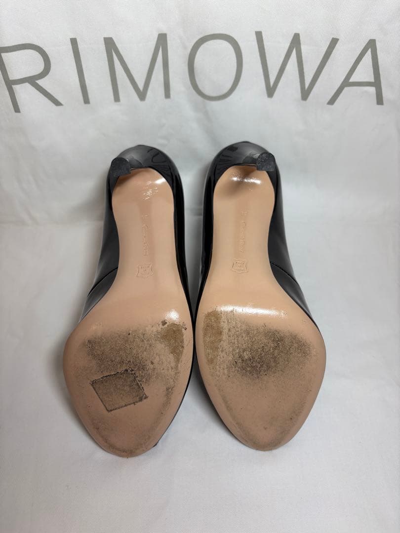 ⭐︎MOMA⭐︎Gianvito Rossi ブラックオープントゥヒール