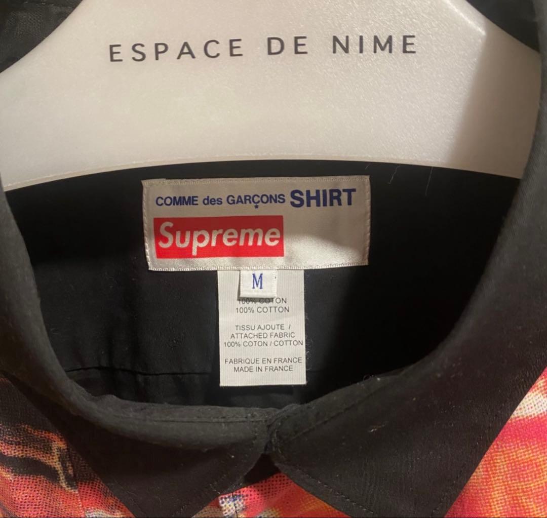 COMMEdesGARÇONS SHIRT × SUPREME 長袖シャツ