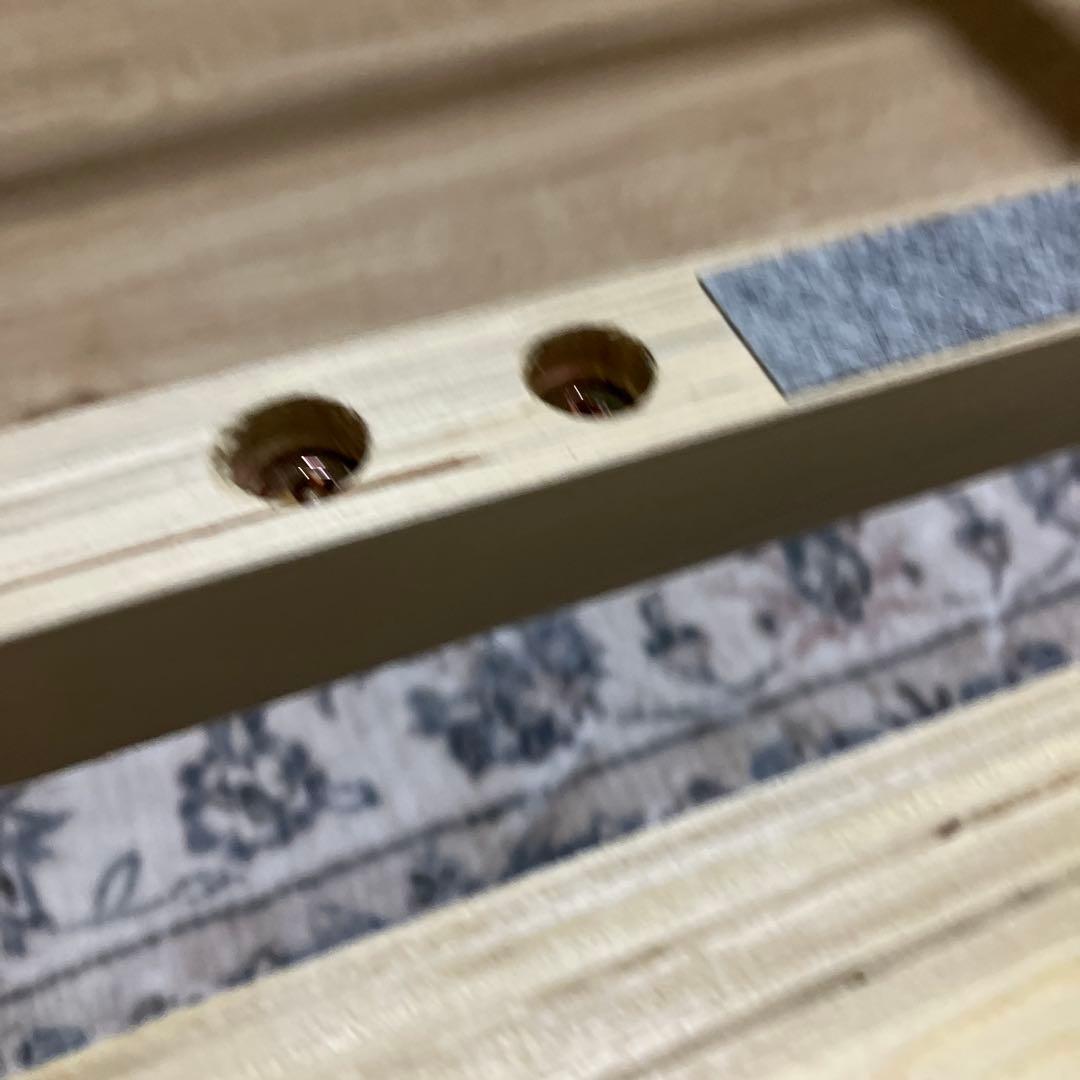 ニトリ　すのこ　ダブルベッド