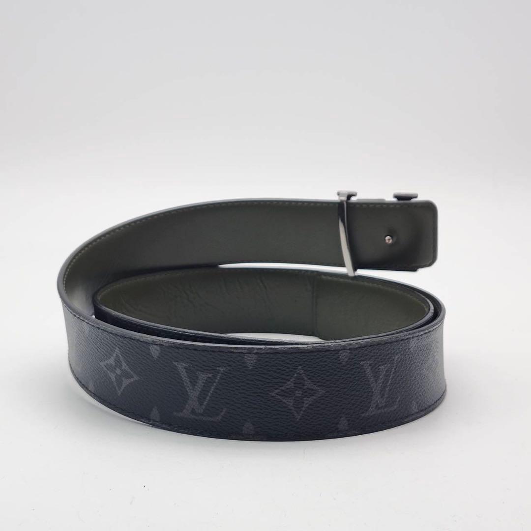 ルイヴィトン サンチュール モノグラム　LVイニシャル　ベルト　リバーシブル