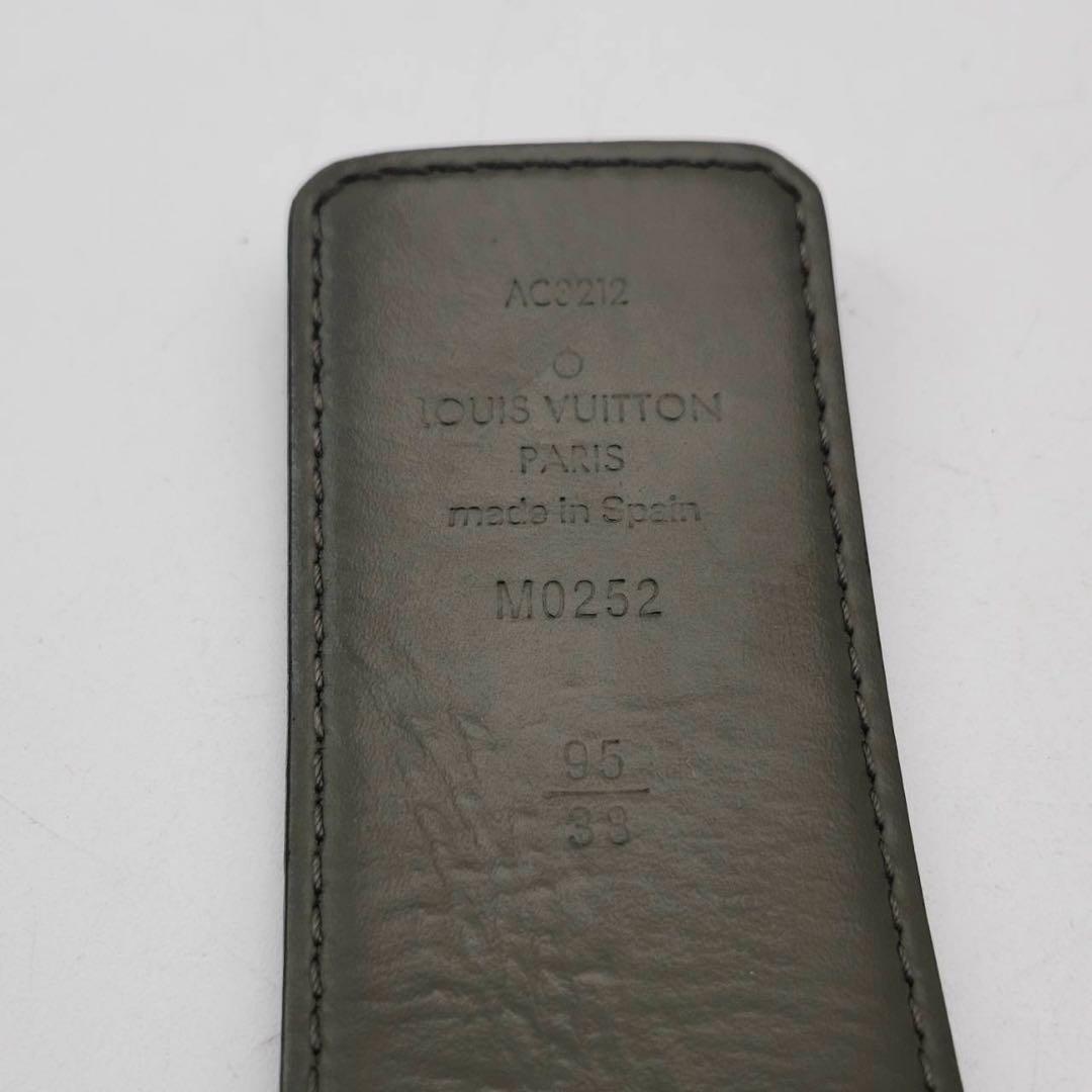 ルイヴィトン サンチュール モノグラム　LVイニシャル　ベルト　リバーシブル