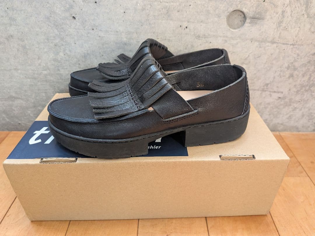 トリッペンtrippen tiger フリンジ ローファー 35