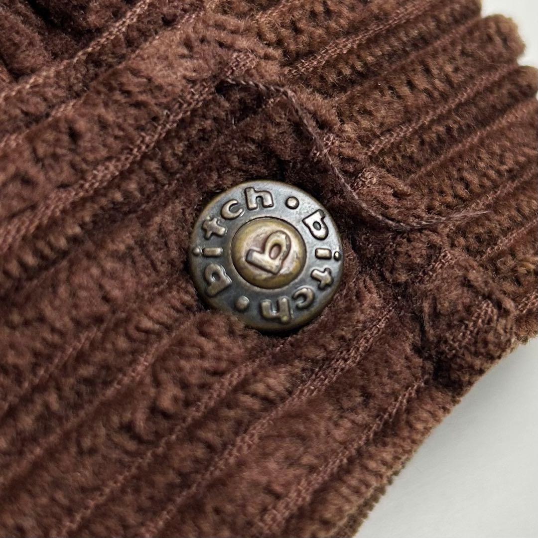 90s【希少】bitch skateboards/コーデュロイジップジャケット