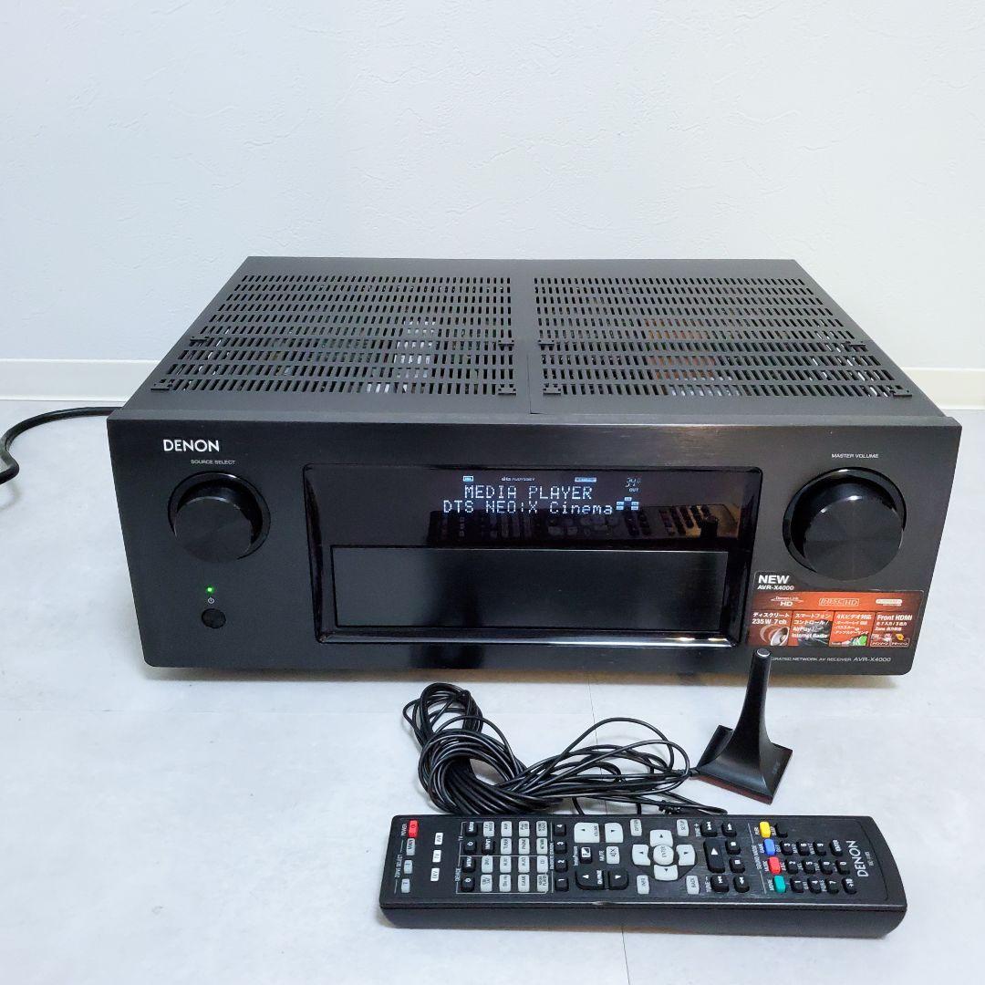 未使用級✨️DENON AVR-X4000 ミドルクラスAVアンプ