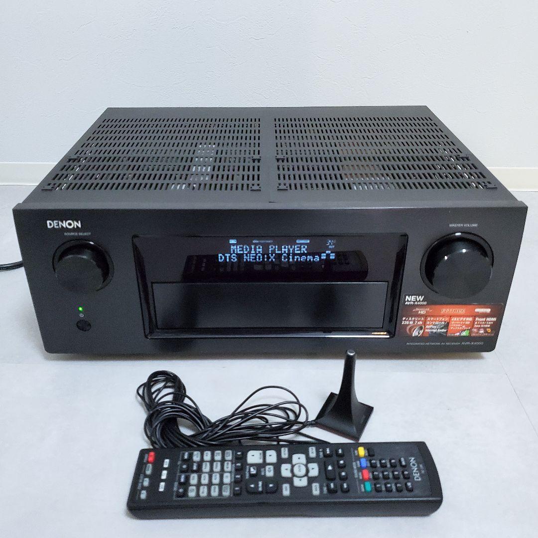 未使用級✨️DENON AVR-X4000 ミドルクラスAVアンプ