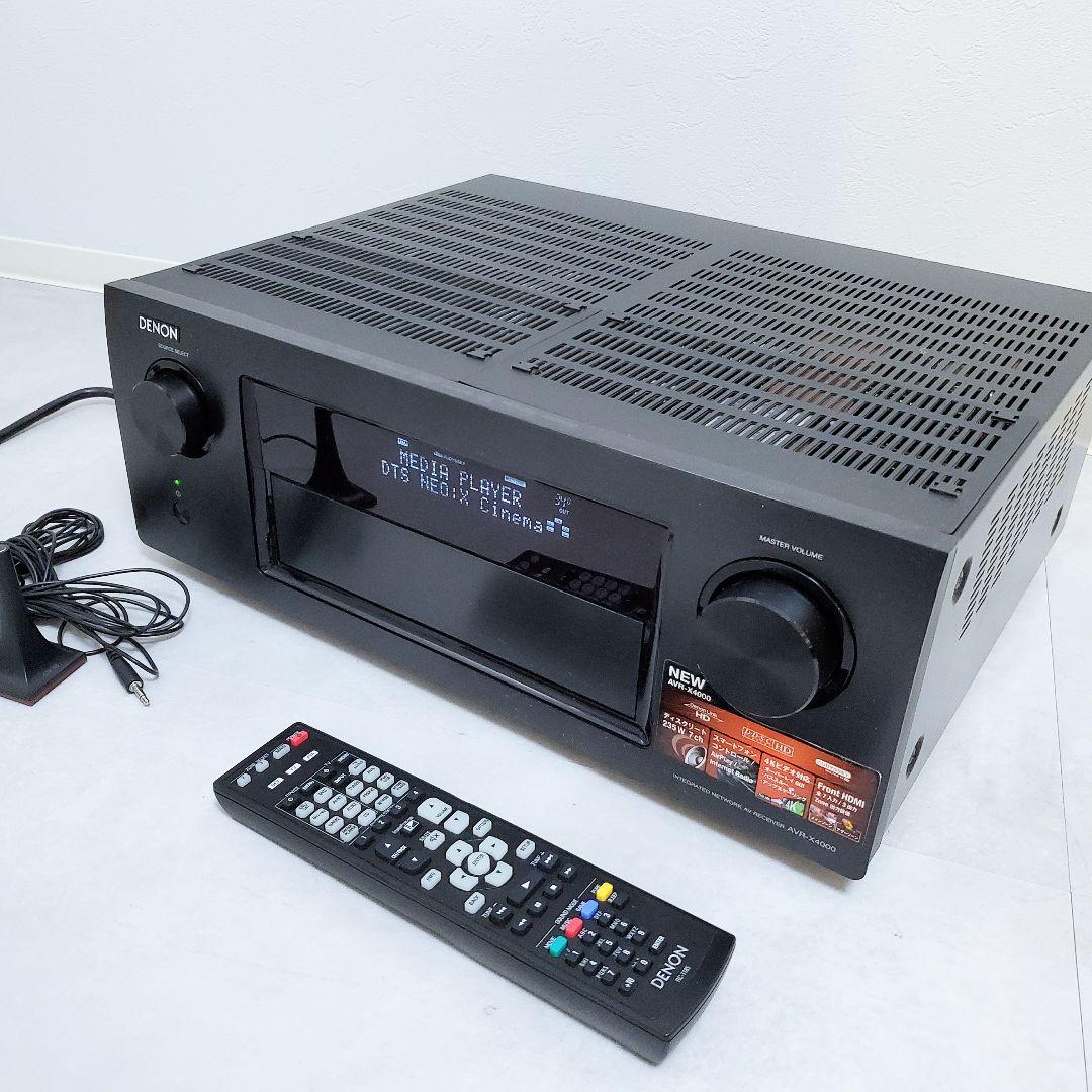 未使用級✨️DENON AVR-X4000 ミドルクラスAVアンプ
