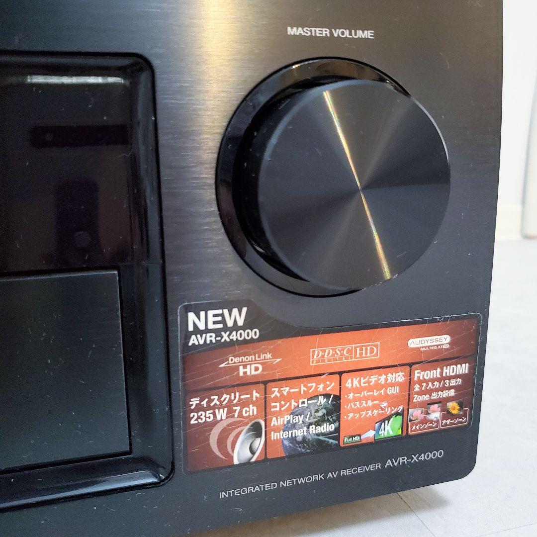 未使用級✨️DENON AVR-X4000 ミドルクラスAVアンプ