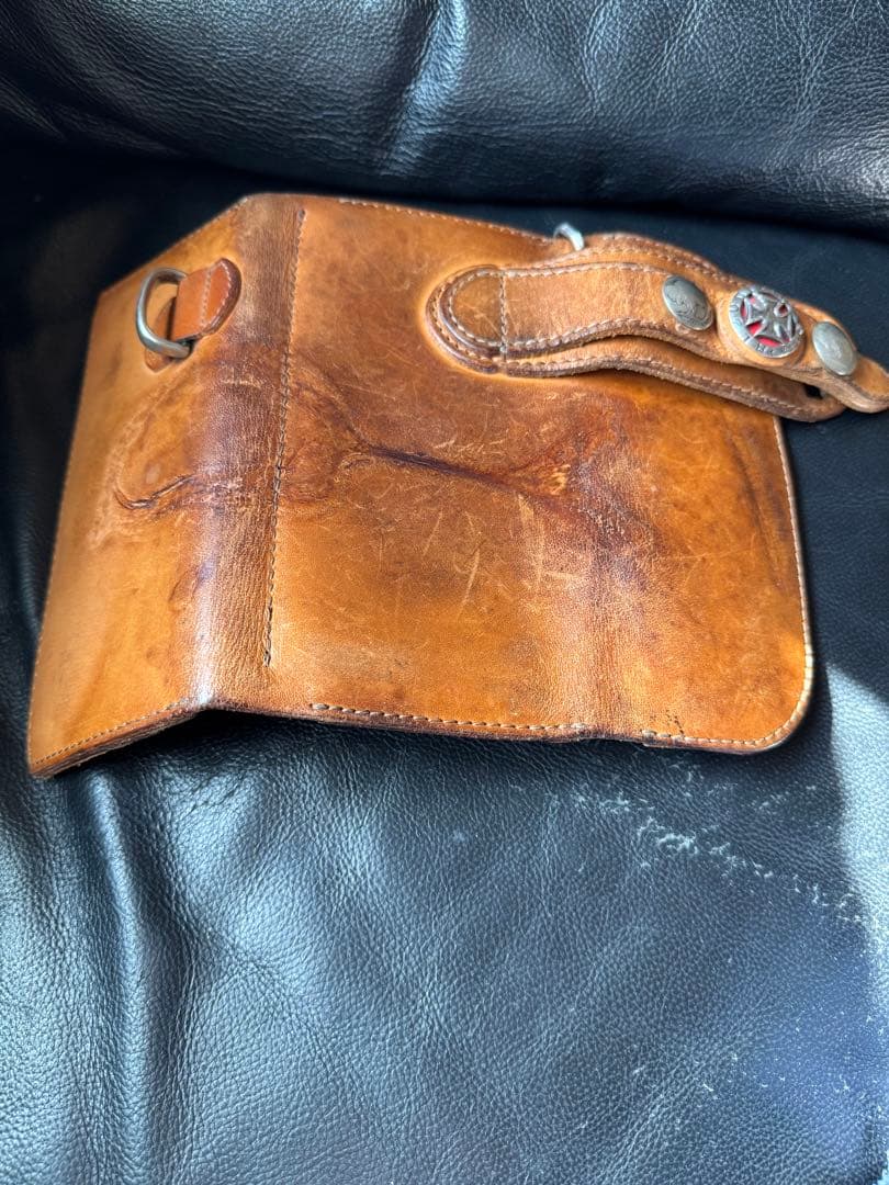 ｇ*ｉ様 アルズニ　長財布　希少焼印入りライダース