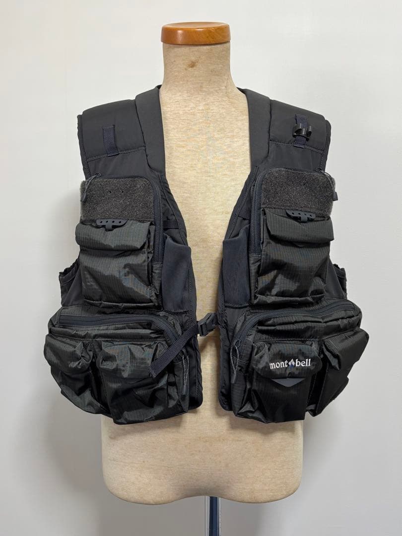 mont-bell フィッシングベスト ブラック