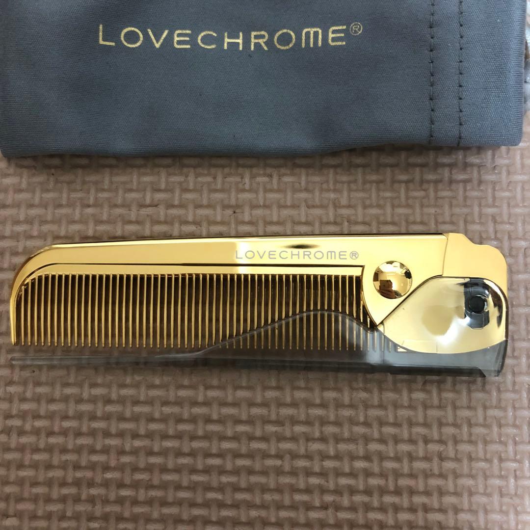 新品　未使用　LOVECHROME K24GPバングスコーム ゴールド