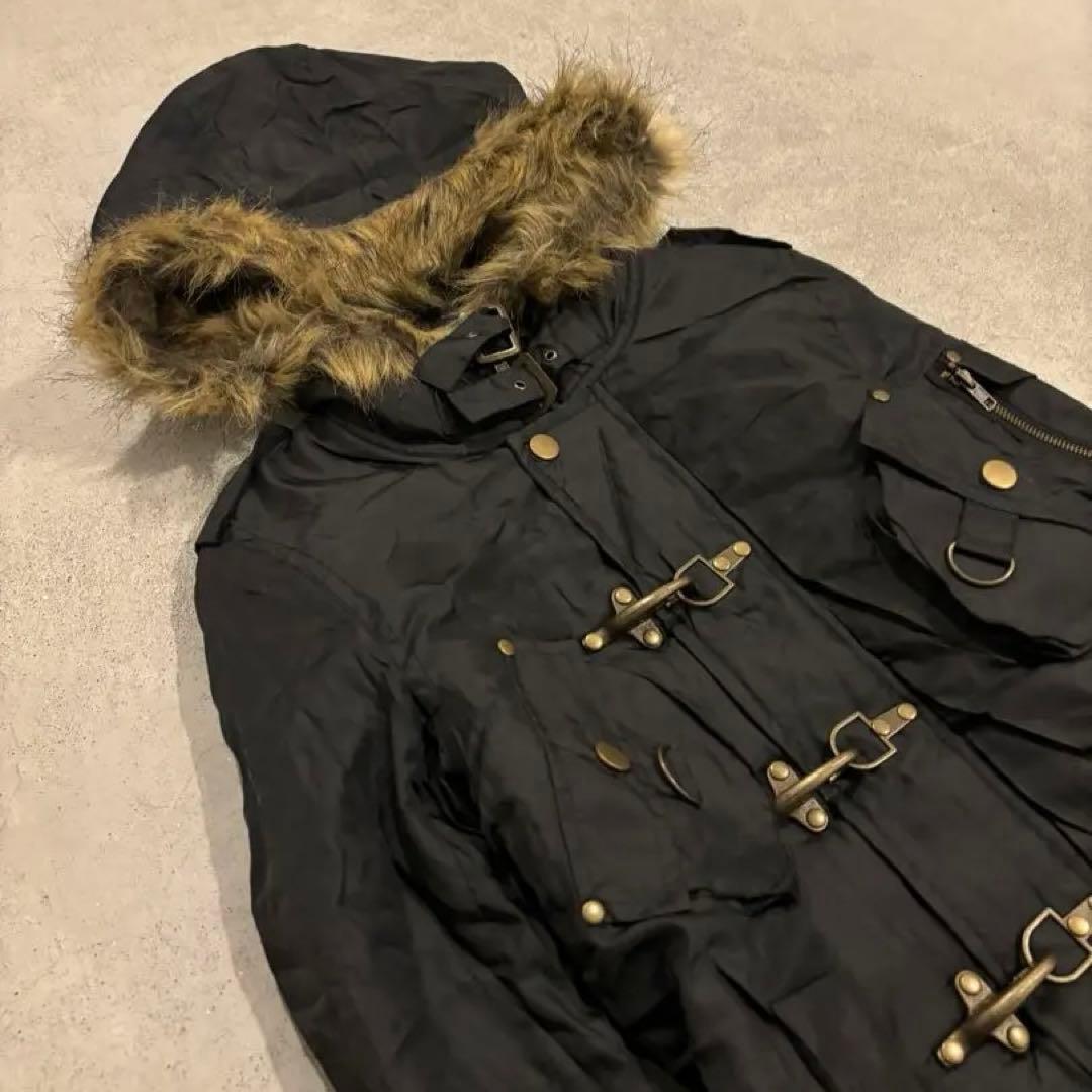 00s archive n3b ファー　ミリタリージャケット　ファイヤーマン