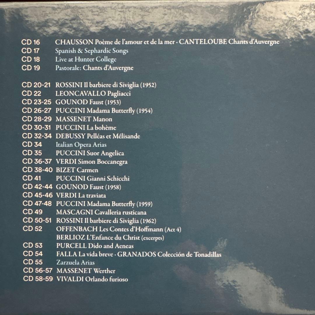 59CD ロス・アンヘレス　ワーナー録音全集