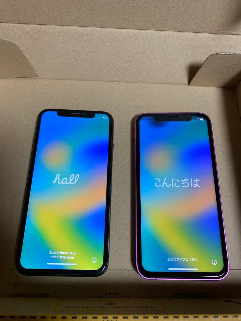 iPhone X 海外版 シャッター音なし＆ 16 カスタム 256GB 2台