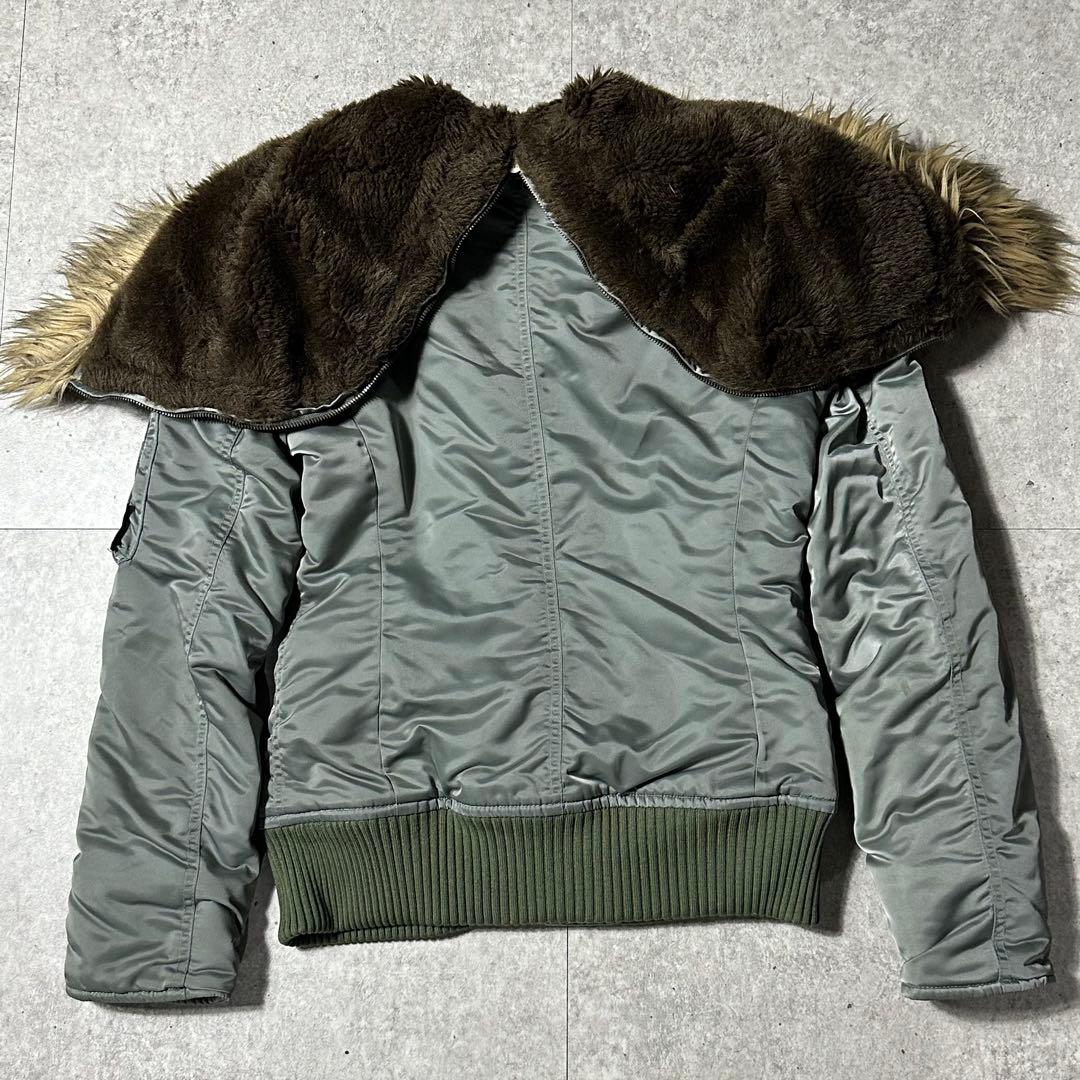 HYSTERIC GLAMOUR N2B グレー ワッペン ミリタリージャケット