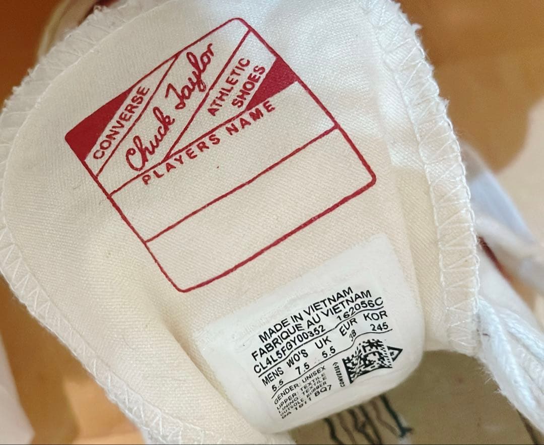 CONVERSE コンバース ChuckTaylor ct70 三ツ星 25.5