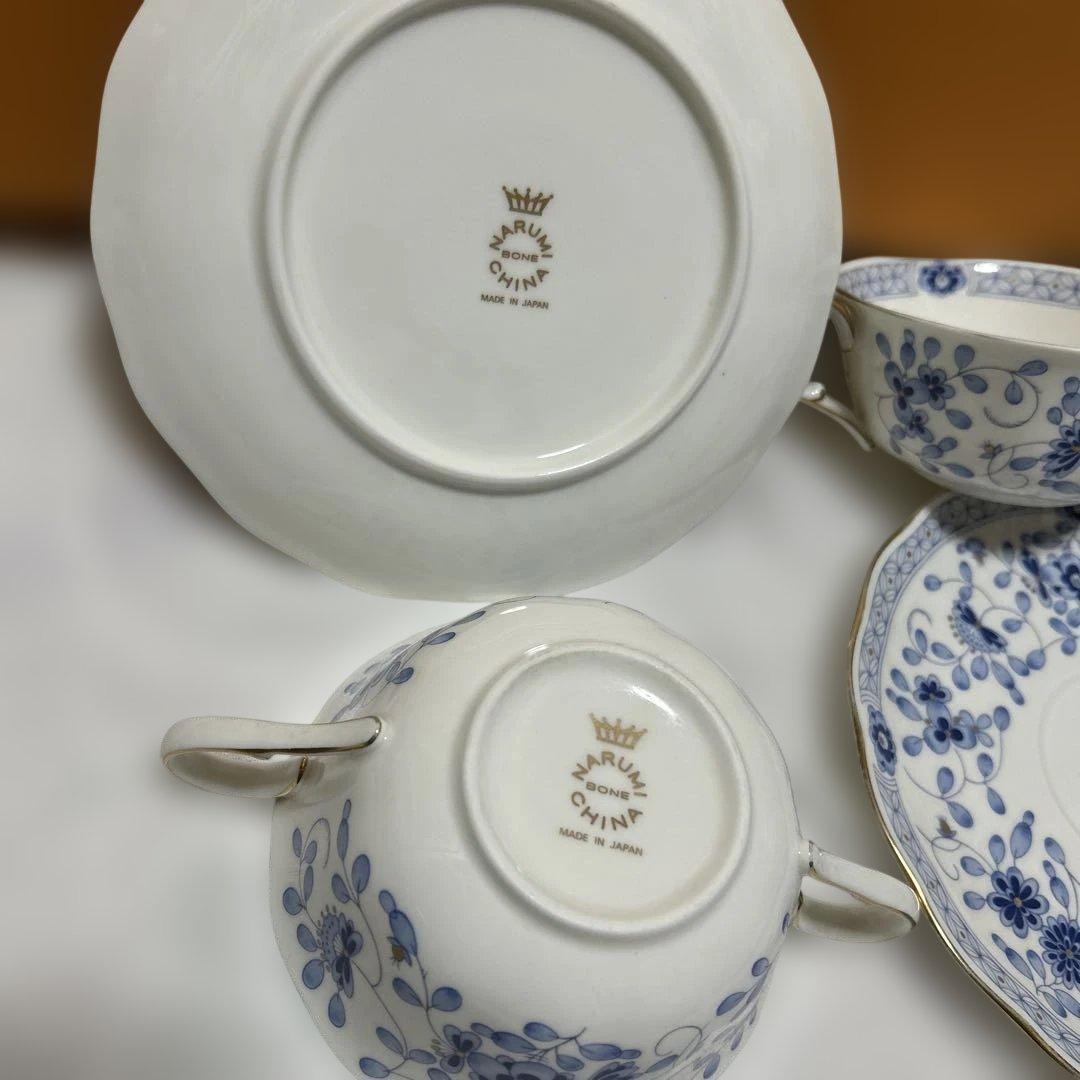 ナルミ　ミラノ食器14点セット　プレート　カップ&ソーサー　まとめ売り