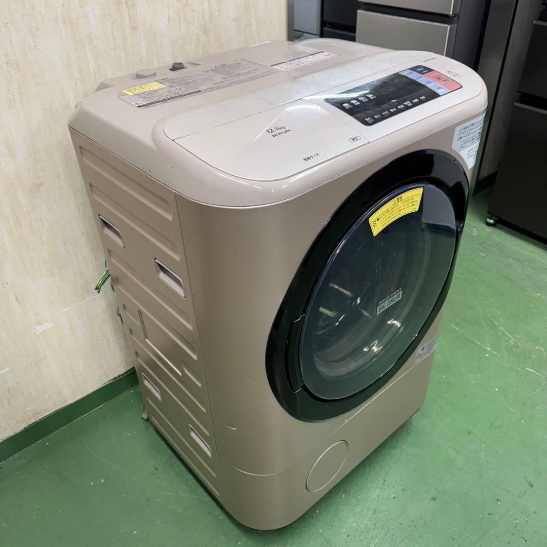 172★2017年製★日立　ドラム式洗濯機　12KG 熱乾燥　ファミリー