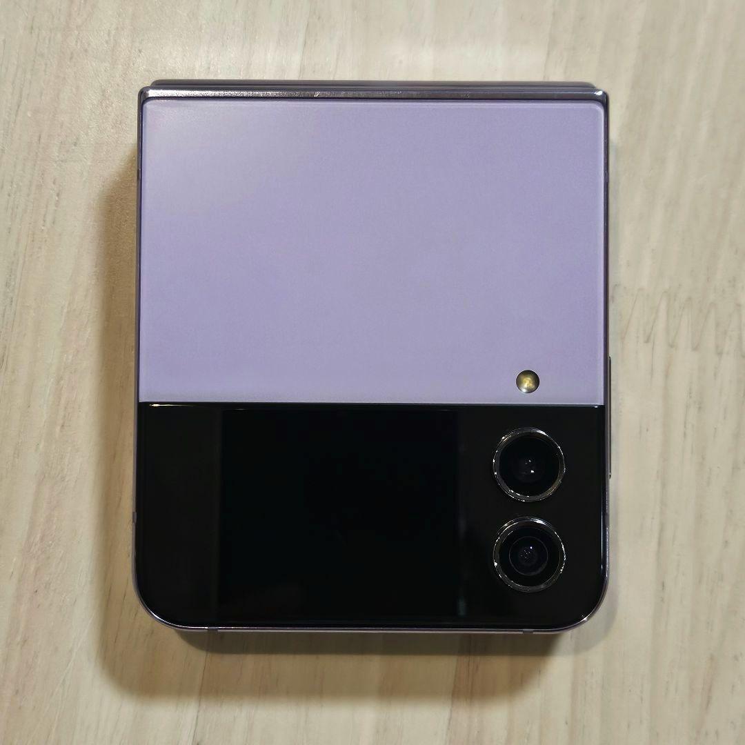 SIMフリー Zflip4 ボラパープル本体カバー　SAMSUNG 128GB