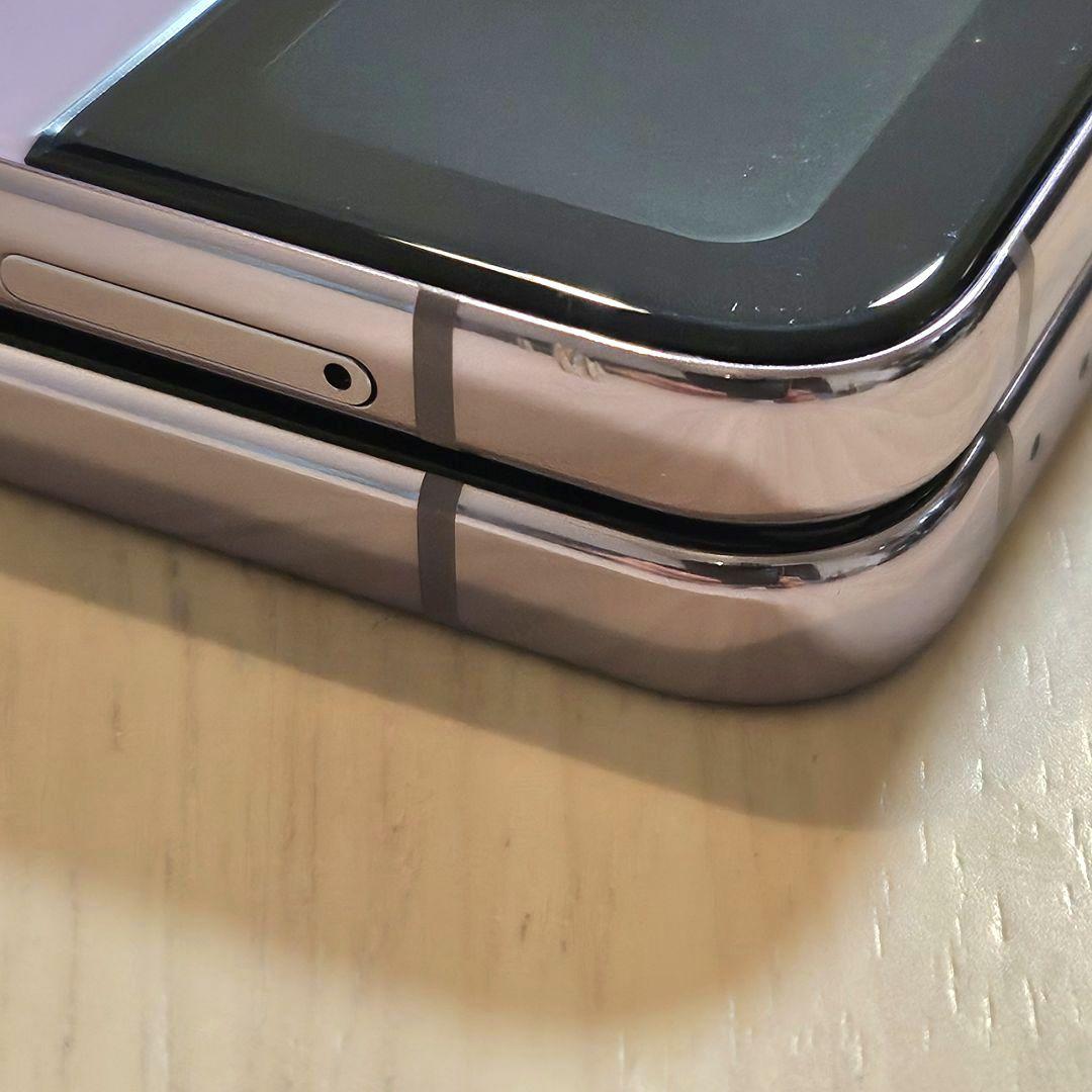 SIMフリー Zflip4 ボラパープル本体カバー　SAMSUNG 128GB