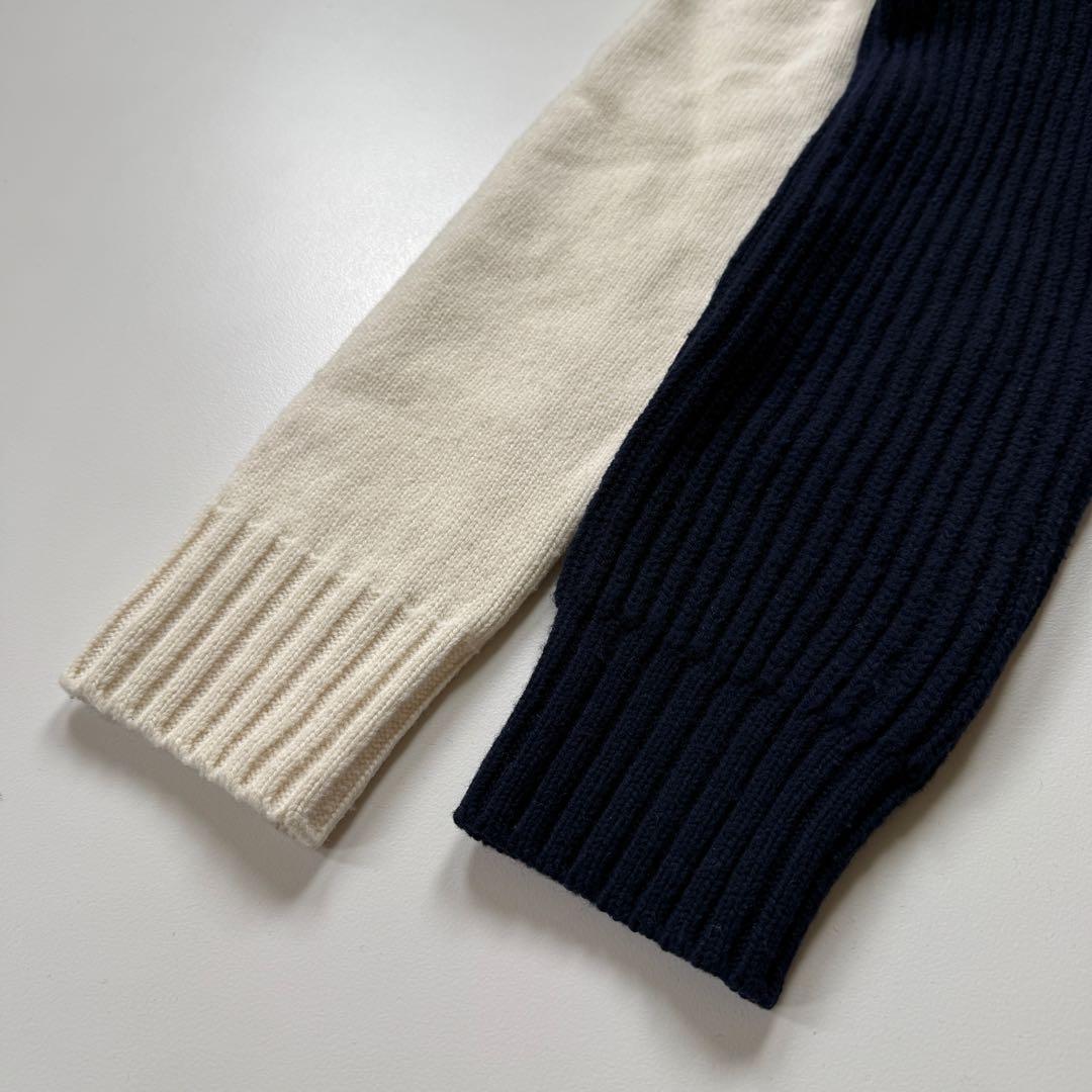 希少✨sacai 21aw Wool Kint Zip up Blouson