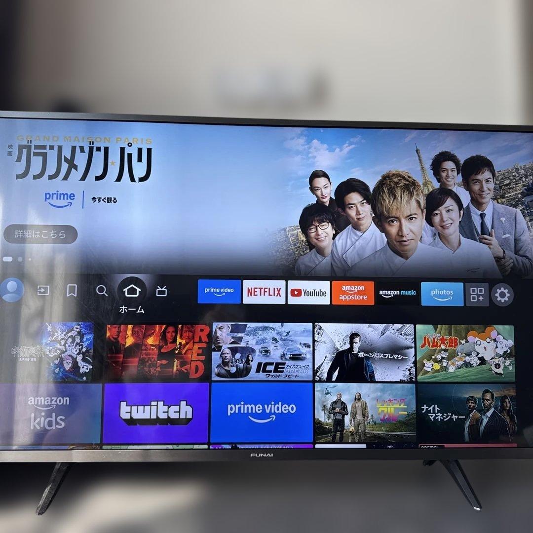 FUNAI 43型4K液晶テレビ FireTV FL-43UF340