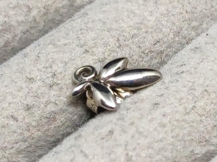 ティファニー　Ag925　オリーブリーフ　ピアス　片耳用　40514