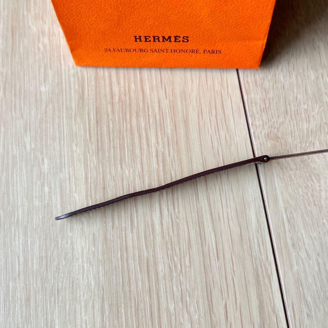 HERMESエルメス Hウォッチミニ用 替えストラップ エトゥープ 新品同様