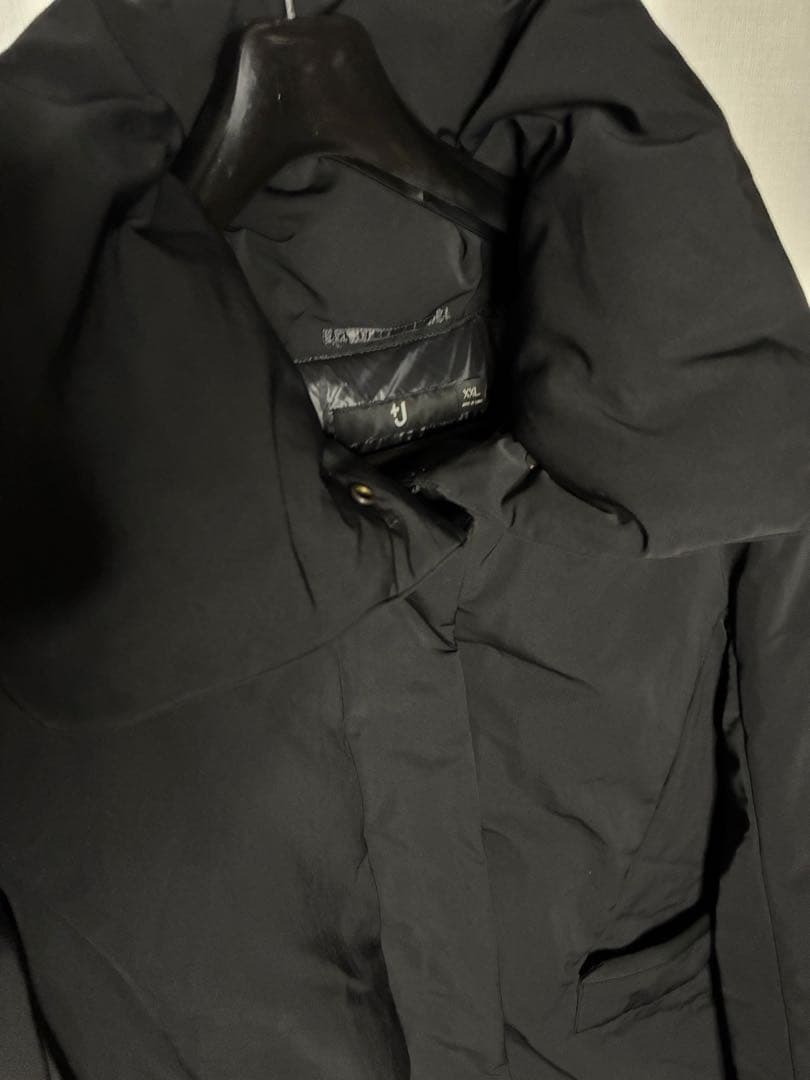 【人気】UNIQLO +J ハイブリッドダウンジャケット ブラック XXLサイズ