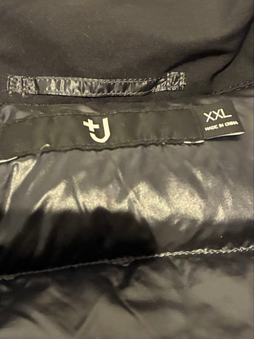 【人気】UNIQLO +J ハイブリッドダウンジャケット ブラック XXLサイズ