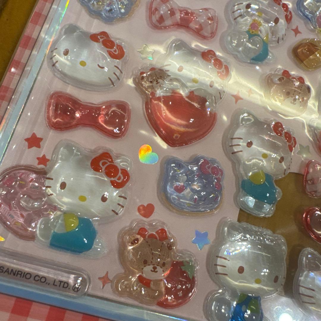 【正規品】ボンボンドロップシール　サンリオ　キティ　シナモン　ハンギョドン