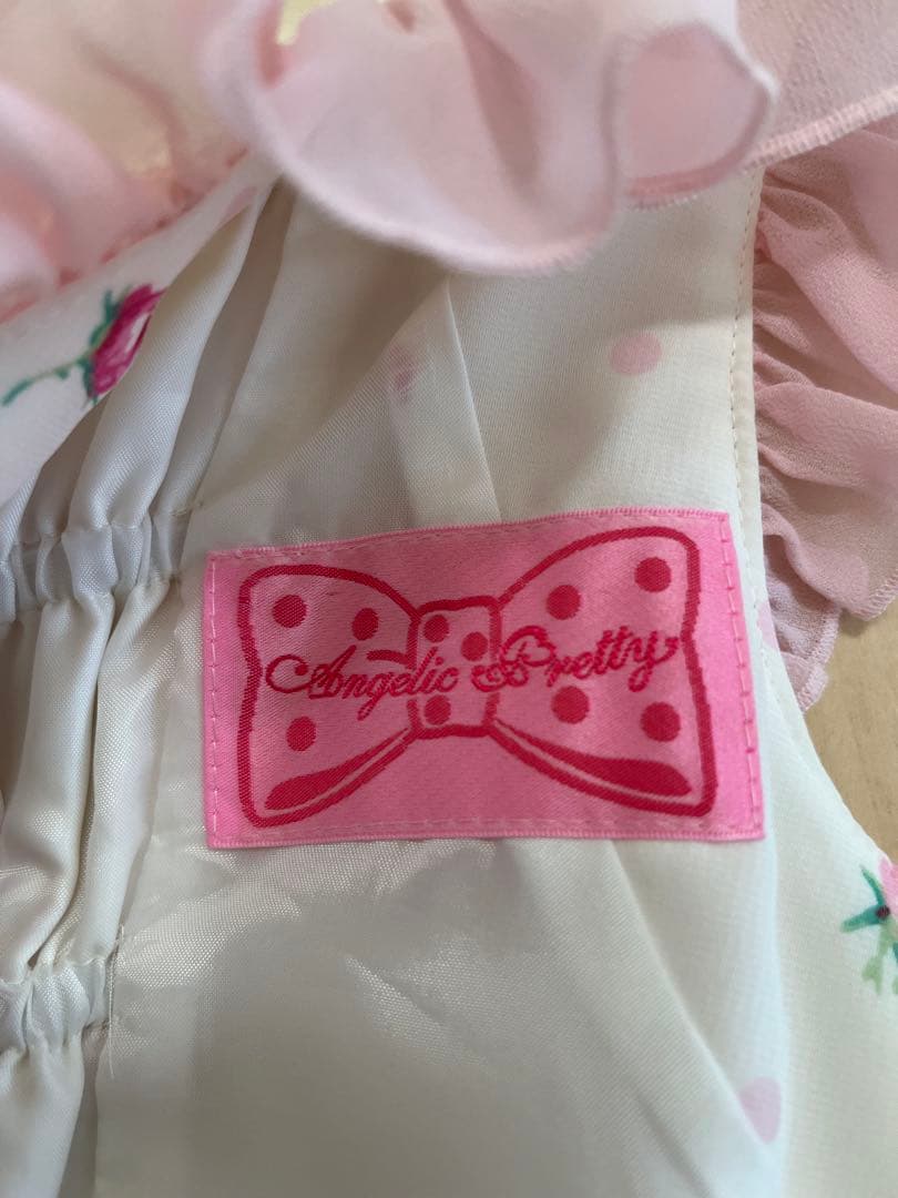 Angelic Pretty パウダーローズ　ワンピース＆ローズオーバーニー