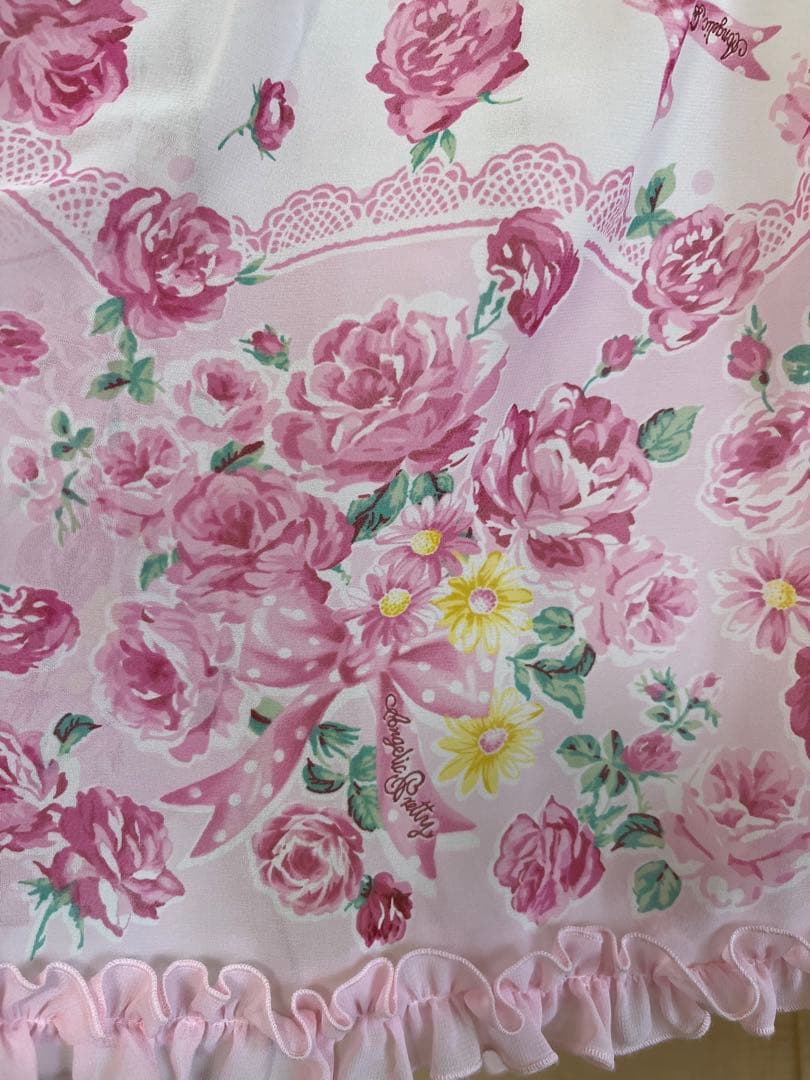 Angelic Pretty パウダーローズ　ワンピース＆ローズオーバーニー