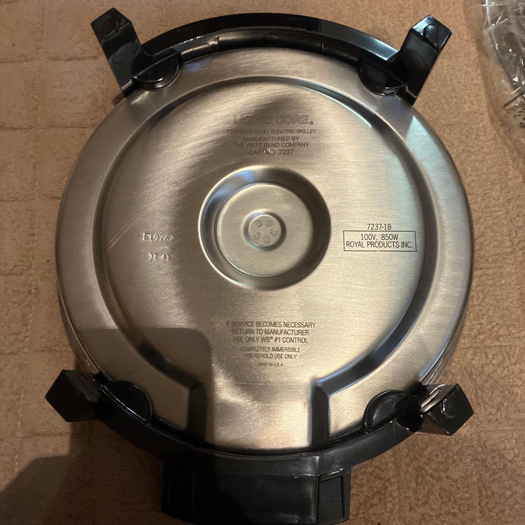 ロイヤルクイーン　電気フライパン　未使用保管品