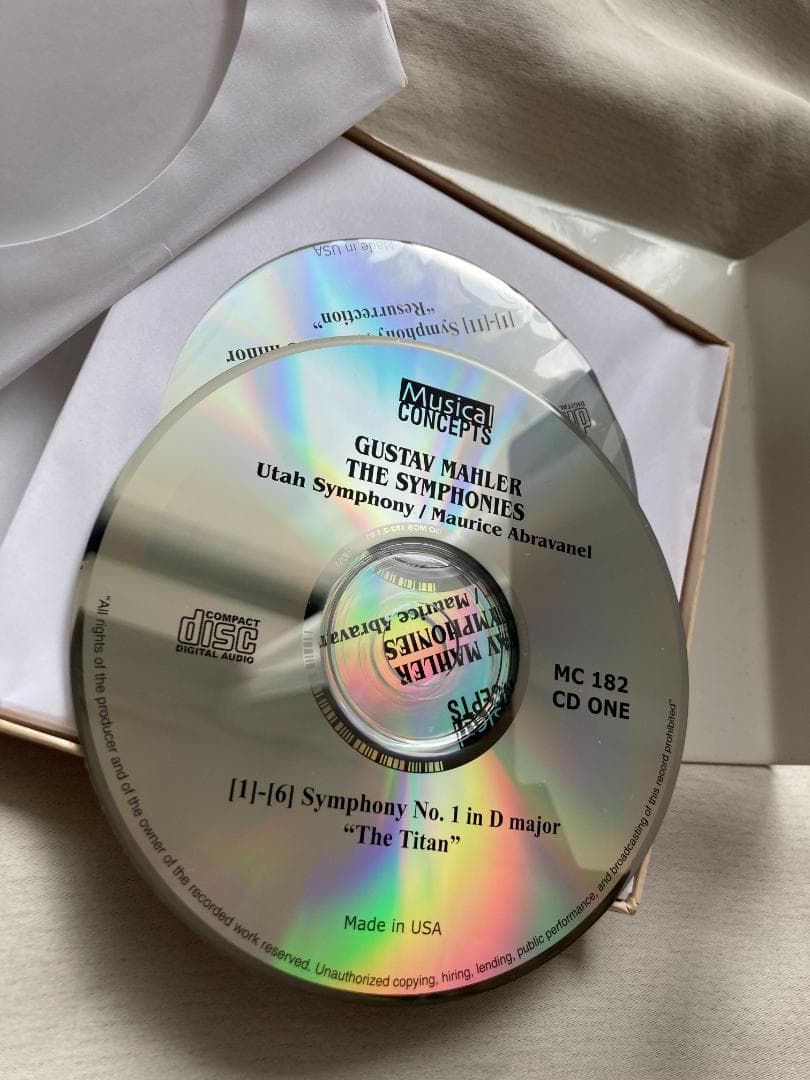 アブラヴァネル マーラー交響曲全集10CD ユタ交響楽団