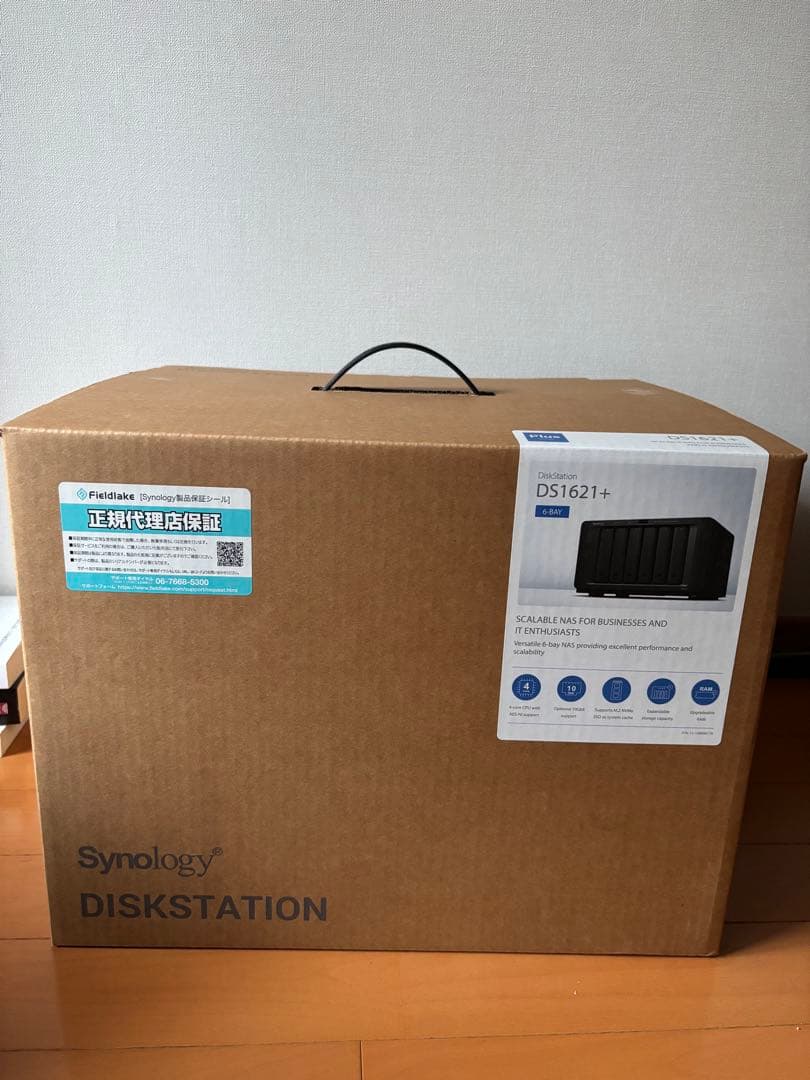 Synology DS1621+ NAS＋10Gカード＋32GBメモリ