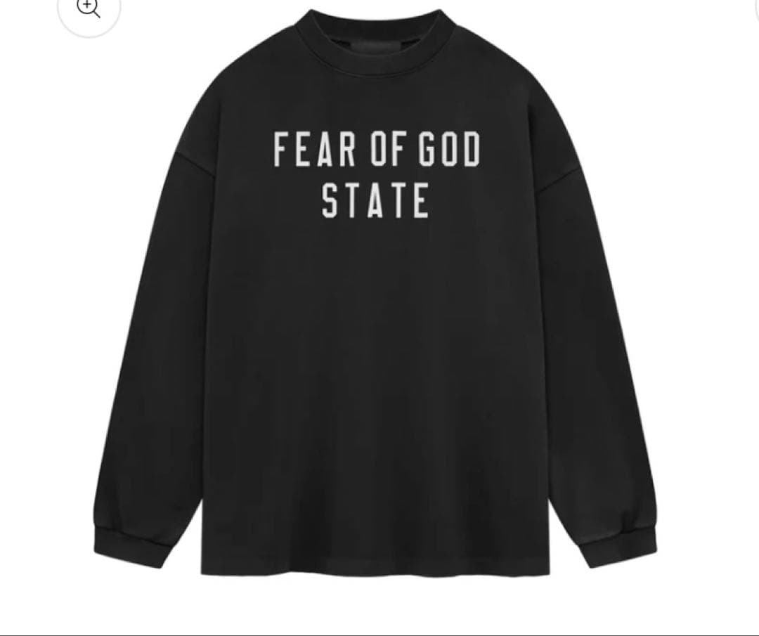FEAR OF GOD ESSENTIALS ロンT長袖TスウェットM LXL黒