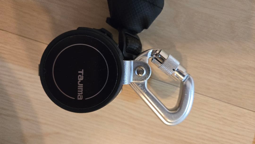 タジマ 巻取式ランヤード 着脱カラビナ 軽量タイプ