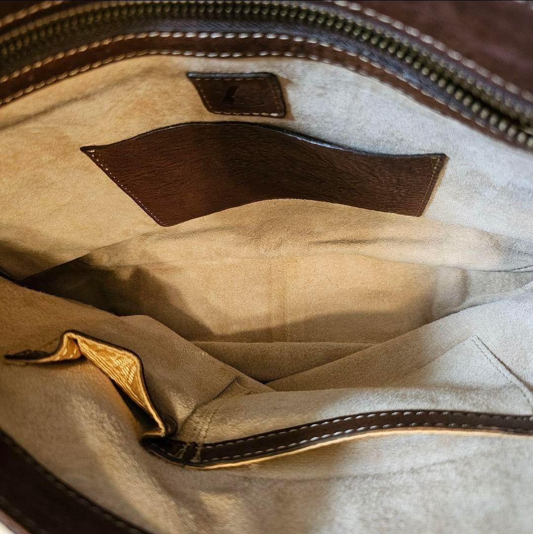 ☆美品☆ 土屋鞄 トーンオイルヌメ メッセンジャーバッグ ダークブラウン