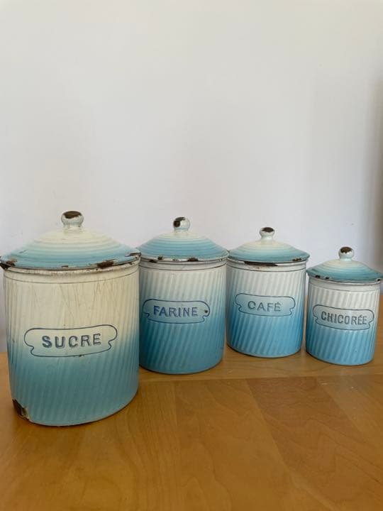 BB社ブルーグラデーション キャニスター４点セット