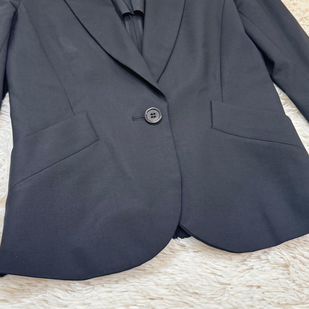 theory セオリー　セットアップ ストレッチ スーツ 黒 M フレア 春夏