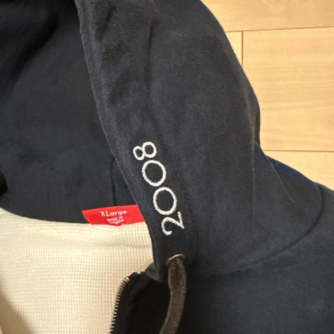 Supreme 2008ジップアップパーカー　XL
