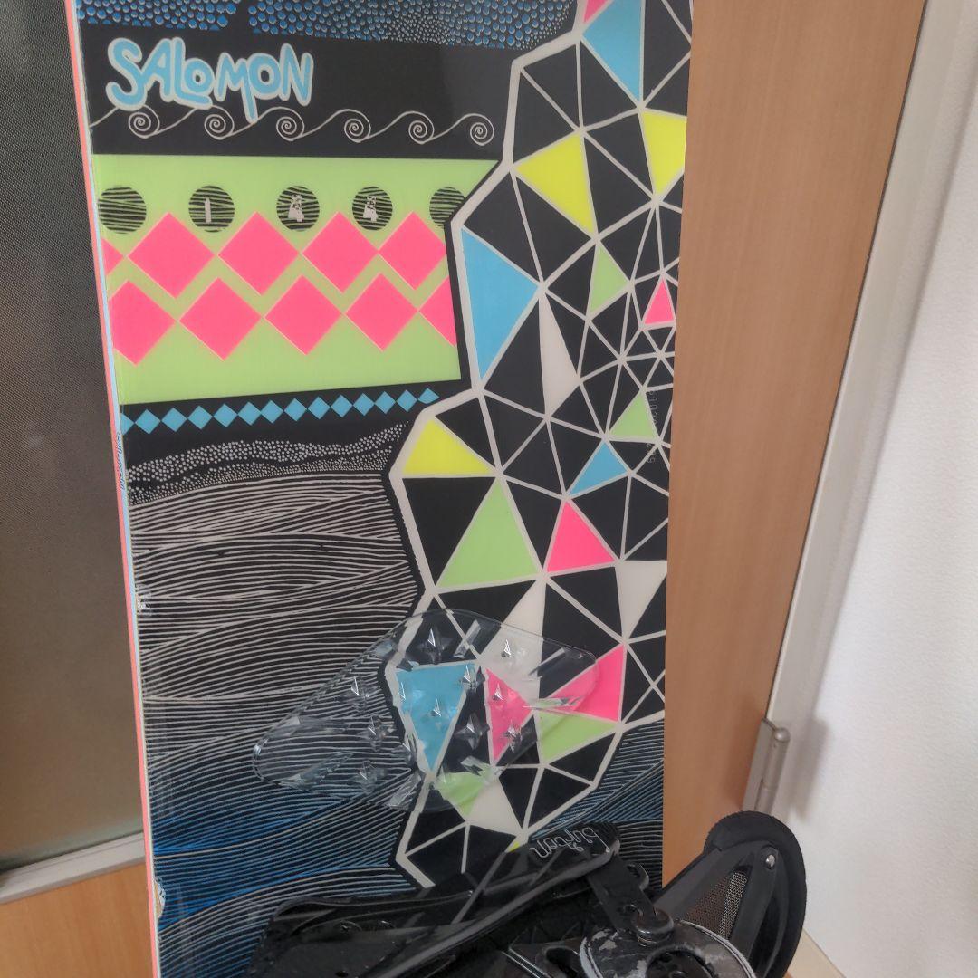 【値下げ】スノーボード3点セット　SALOMON板144cm　ブーツ23.5cm
